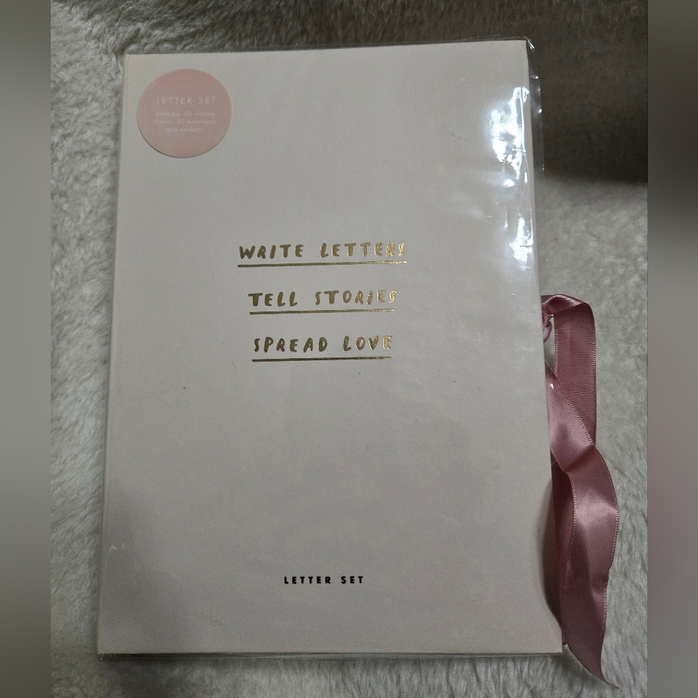 Write Letters, Tell Stories, Spread Love Letter Writing Note Set NIP